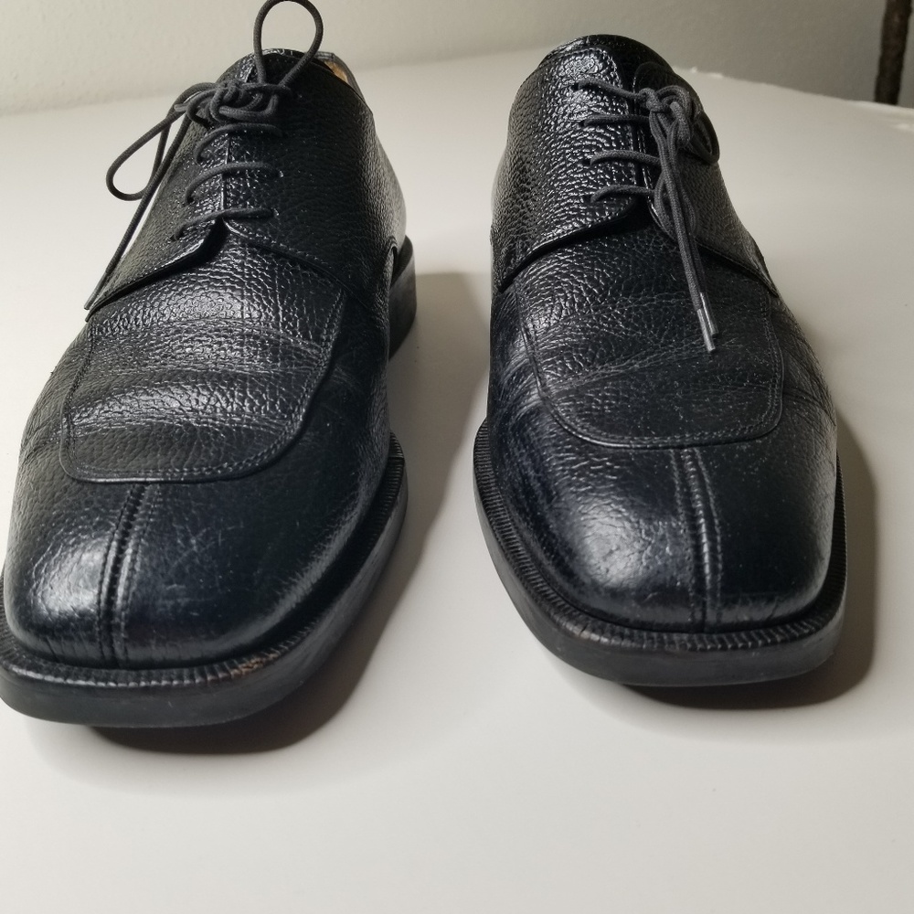Toschi Italian lace up shoes size 8 1/2 euc - Picture 7 of 8